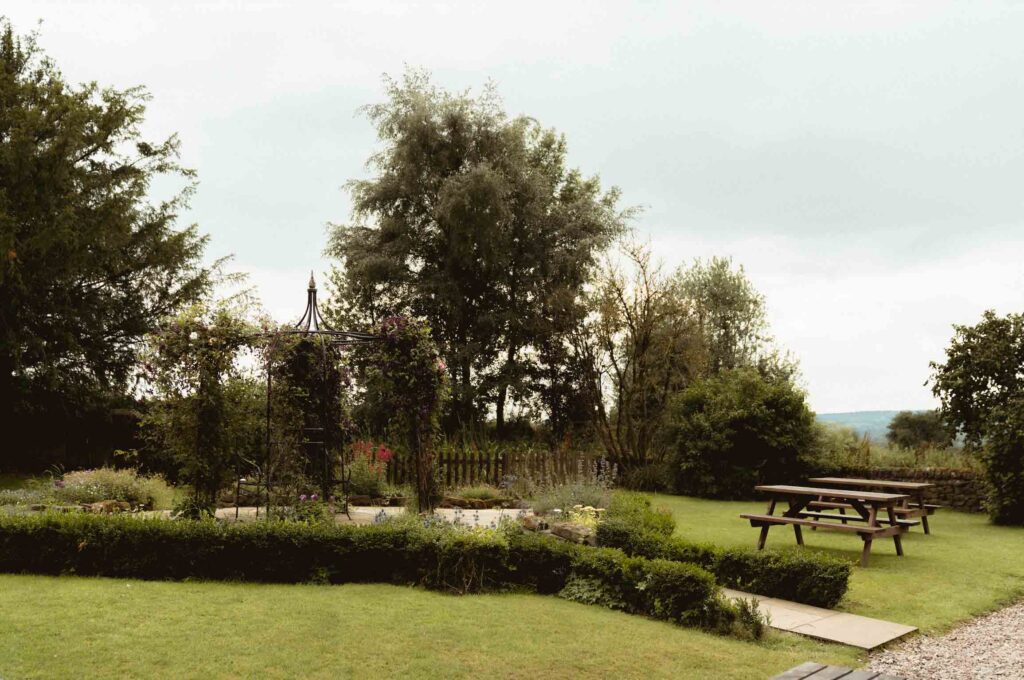 Historic Peak District backdrop for a small wedding at Toft Estate
