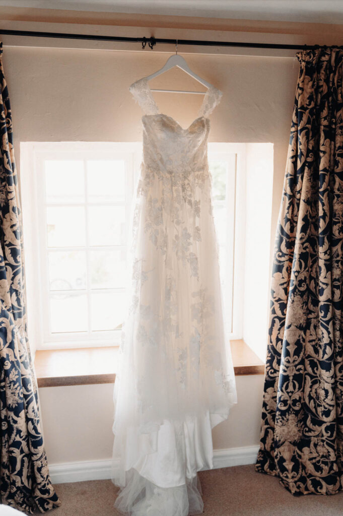 Intimate wedding reception at Toft Estate, Peak District