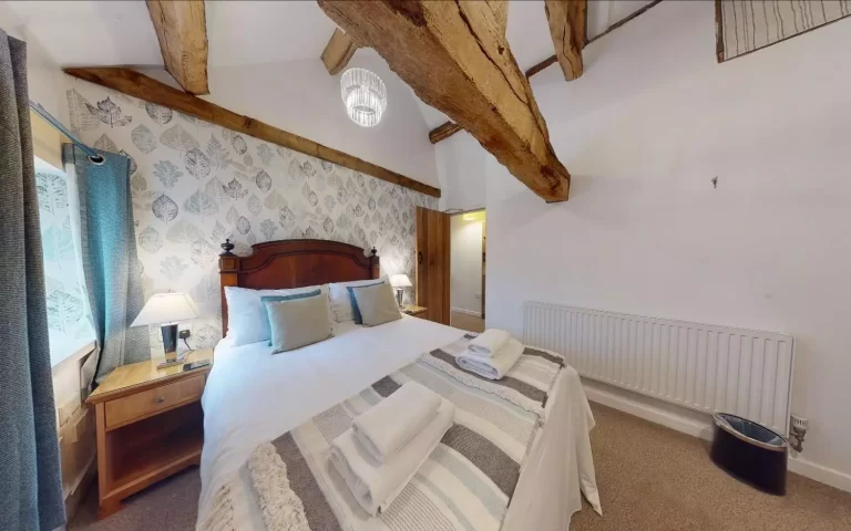 Toft Barn bedroom at Toft Estate, Peak District