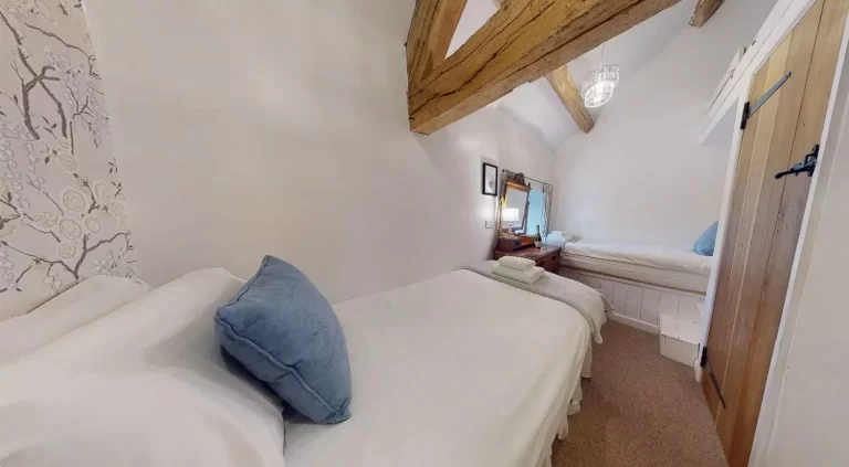 Toft Barn bedroom at Toft Estate, Peak District