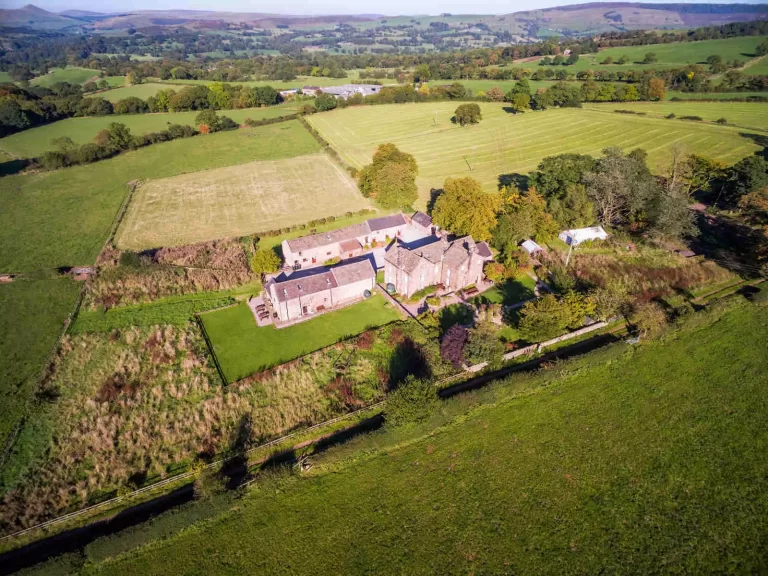 Toft Estate aerial view at Toft Estate, Peak District