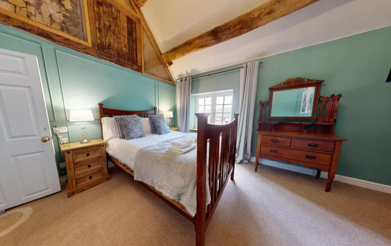 Toft Hall bedroom at Toft Estate, Peak District