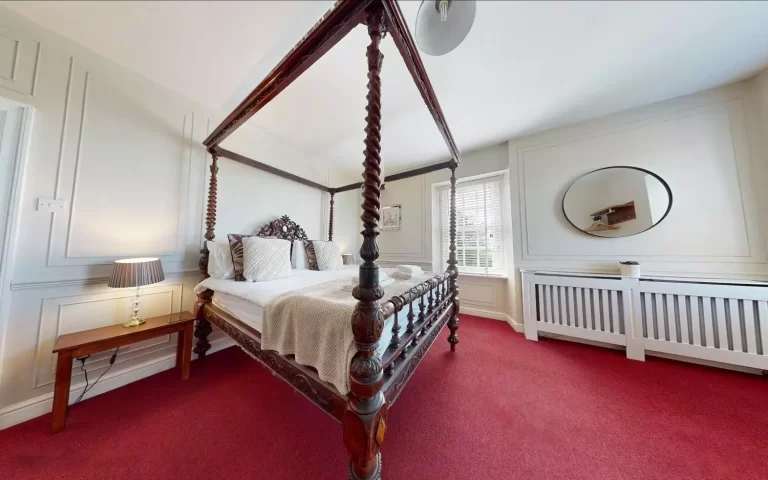 Toft Hall bedroom at Toft Estate, Peak District