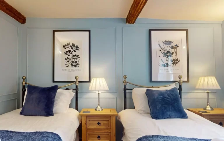 Toft Hall bedroom at Toft Estate, Peak District
