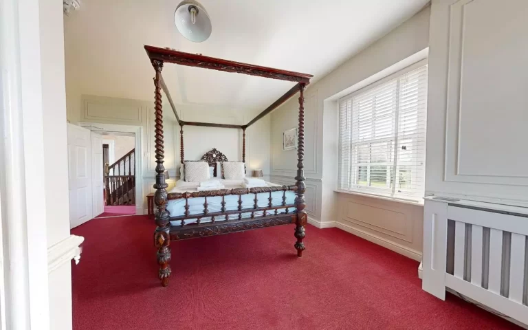 Toft Hall bedroom at Toft Estate, Peak District
