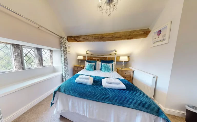 Toft Hall bedroom at Toft Estate, Peak District