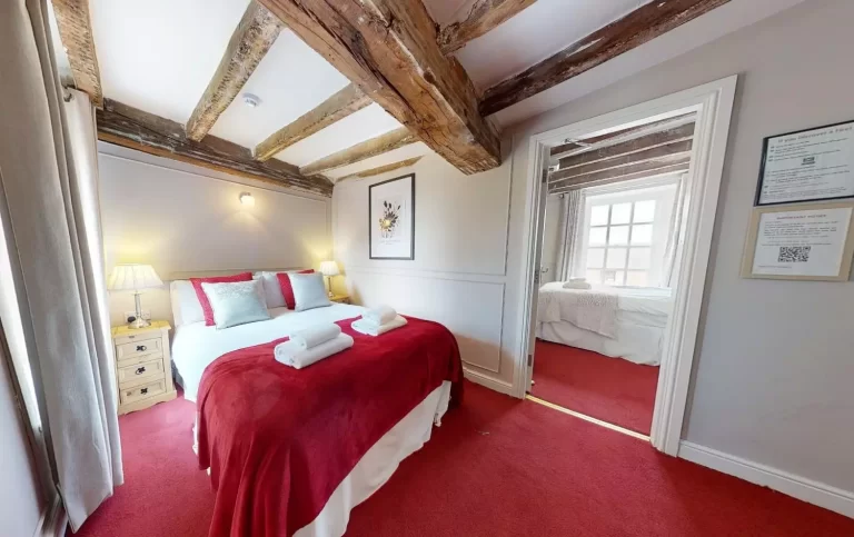 Toft Hall bedroom at Toft Estate, Peak District