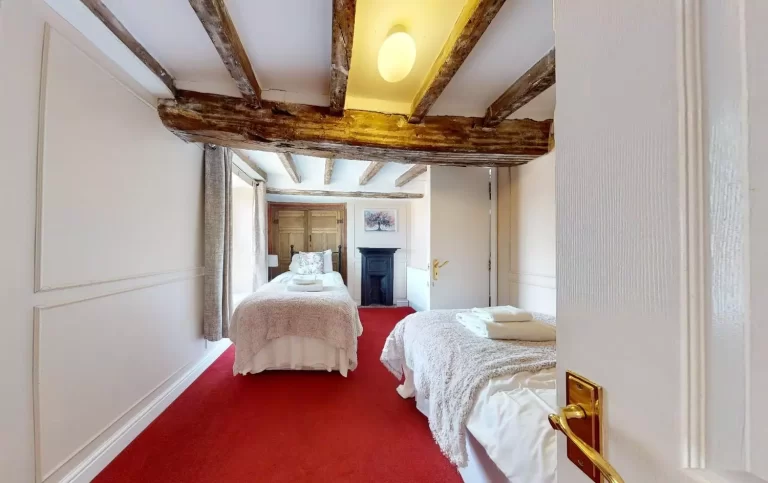 Toft Hall bedroom at Toft Estate, Peak District