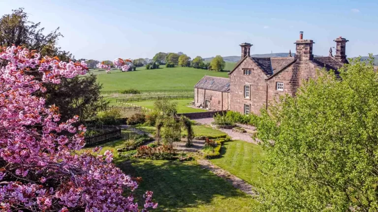 Toft Hall, a Grade II listed manor house at Toft Estate in the Peak District