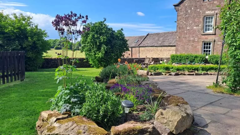 Toft Hall and gardens at Toft Estate, Peak District