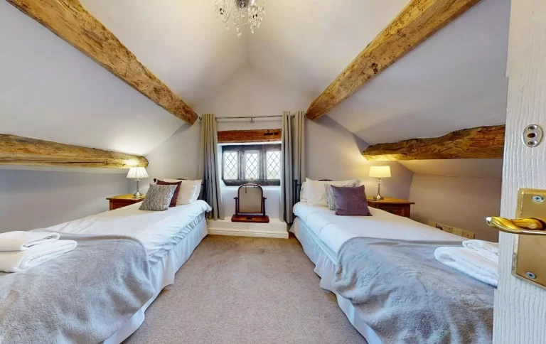 Toft Hall bedroom at Toft Estate, Peak District